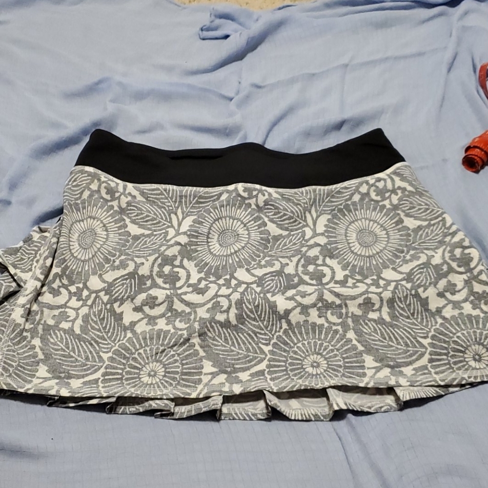 Athletic skirt with shorts.